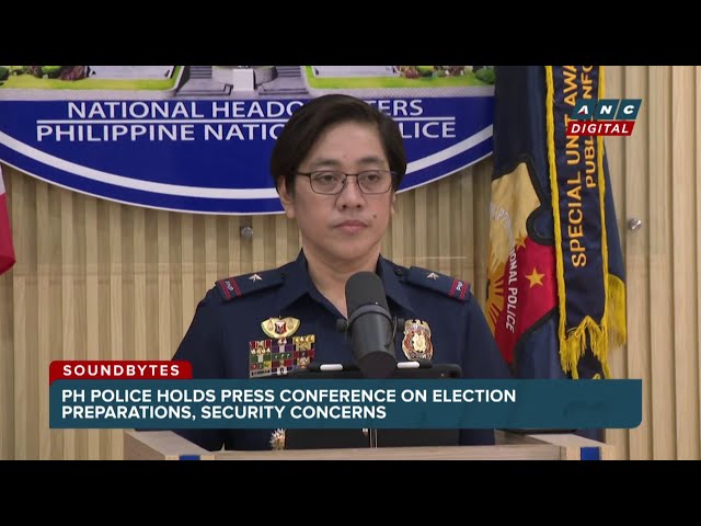 HALALAN 2025: PNP identifies 3 active, 5 potential private armed groups | ANC