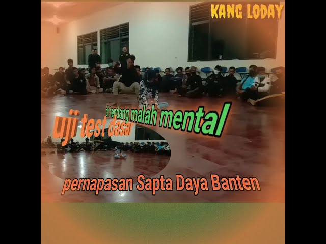 Demo wisuda Sapta Daya Banten,  pendadaran dan kenaikan semua tingkat #breathing_exercise