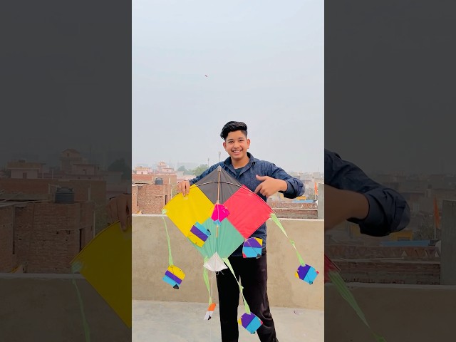 Kite flying a modified kite 🪁 ⚡️#kiteflying #shorts #vaibhavsainivlogs