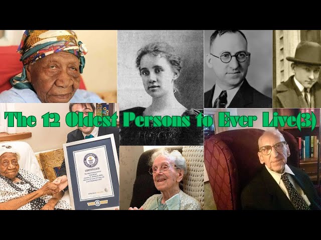 The 12 Oldest Persons to Ever Live (3)   #shorts #longevity