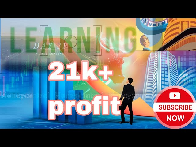 Intraday live trading  Day 21  Bank nifty live trading  21k+ Profit