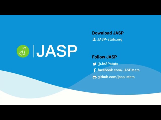 Introduction to JASP