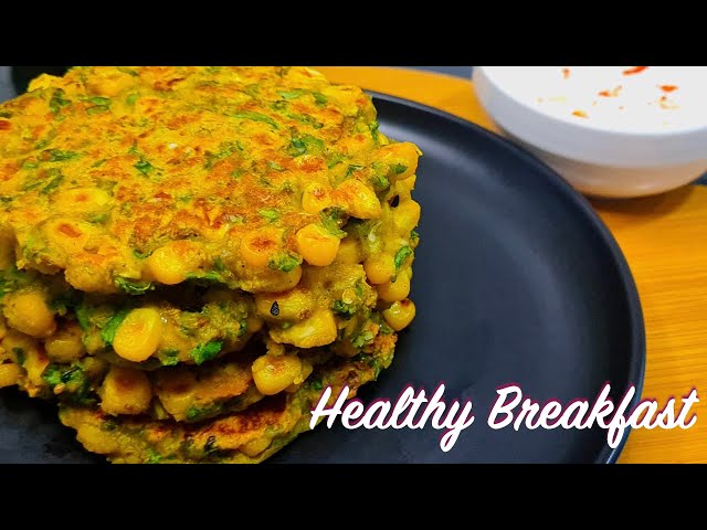 Gluten Free Corn Spinach Breakfast for weight loss | Healthy Kids Lunch Box ideas | Breakfast Ideas