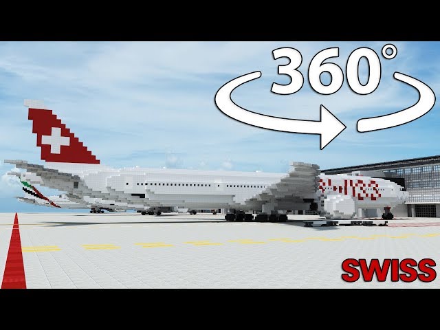 Hello. I’m SWISS's new Boeing 777 - in 360° | Minecraft