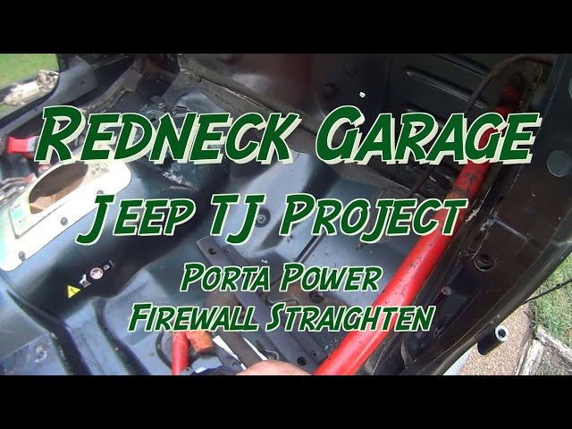 Jeep TJ Project - Cab straightening - Porta Power - Fender Fit