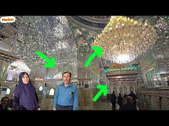 "Bakhsh Ali and Maryam's spiritual journey to Shah Cheragh | Up close with architecture and history"