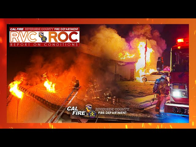 Residential Structure Fire in the City of Indio // February 5, 2025 // Report on Conditions