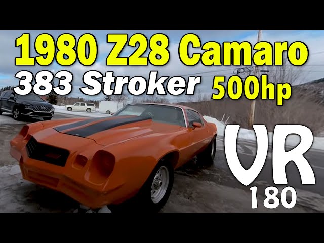 1980 z28 Camaro Dragster 500 hp Muscle Car VR video