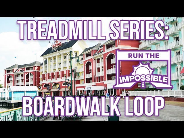 Walt Disney World Boardwalk Resort Treadmill Workout Full Park Steady Walkthrough