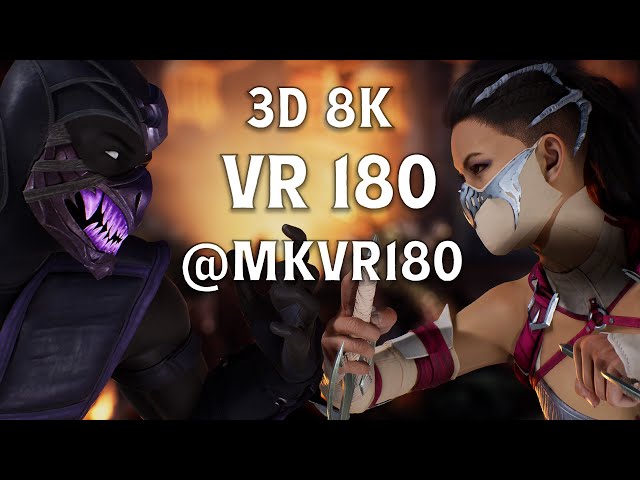 Mortal Kombat VR: Noob Saibot vs Mileena (VR180 8K 3D Battle) | Epic Virtual Fight Scene (MQVR-30A)