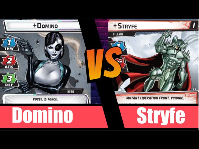 Marvel Champions | NeXt Evolution | Domino | X-Men | X-Force | Vs Stryfe | Justice