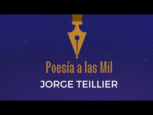 66. POESÍA A LAS MIL. ANTOLOGÍA POÉTICA DE JORGE TEILLIER