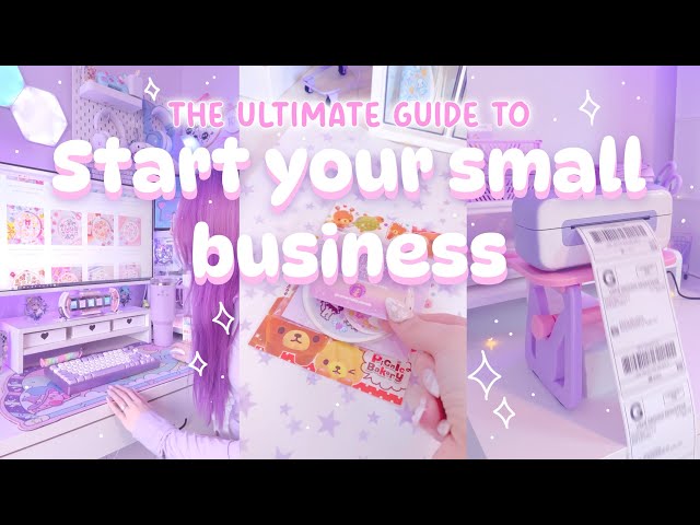 Starting a successful small business 🤍✨💜 🛒 tips, advice, and motivation to start growing in 2025!