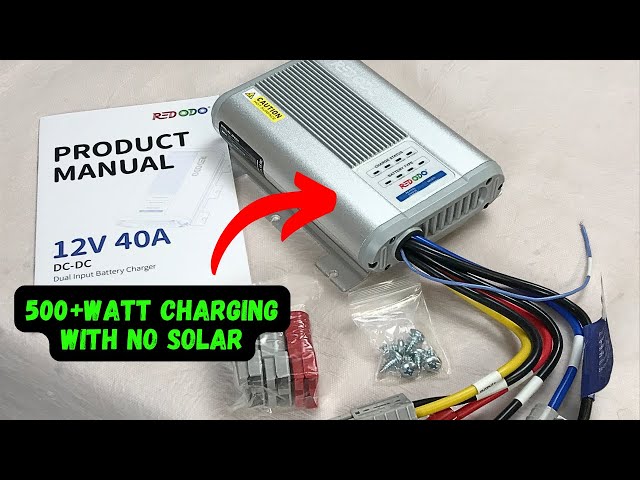 This is a Game Changer Redodo 12V 40A DC to DC Charger with MPPT