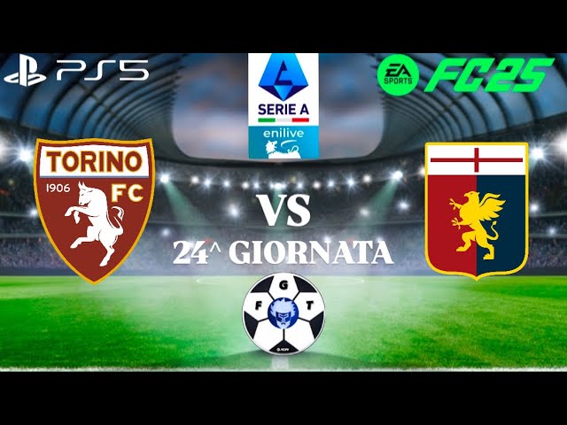 ⚡️🏟️ FC 25: Torino vs Genoa: La Simulazione Che Accende la Passione! | Serie A 2024-25 4K60