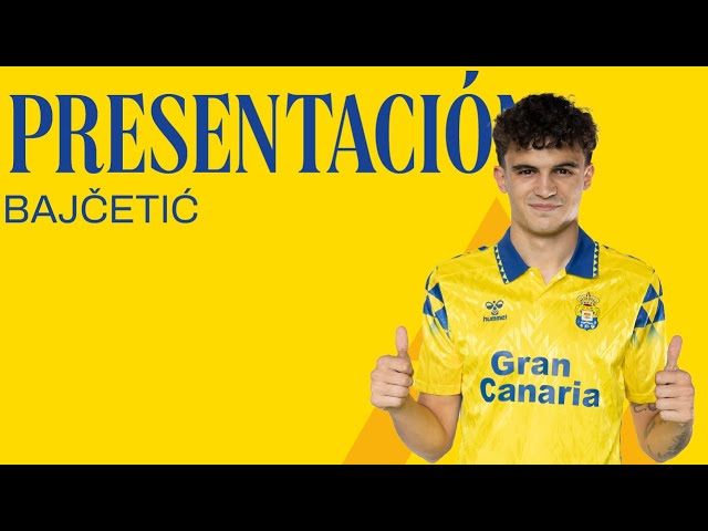 Presentación Stefan Bajčetić | UD Las Palmas