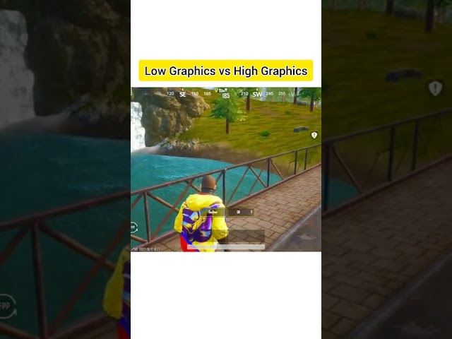 low graphics vs high graphics bgmi | THE ANMOLxPRO #lowgraphics #highgraphics #vs #ULTRAHDR #shorts