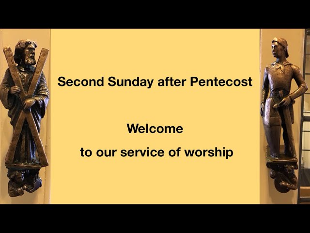 Sunday worship 2 June 2024