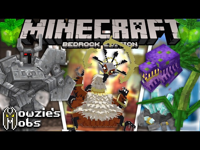 🤩 OFFICIAL - MOWZIE'S MOBS ADDON 1.21.51! - [MINECRAFT PE/BEDROCK GUIDE]