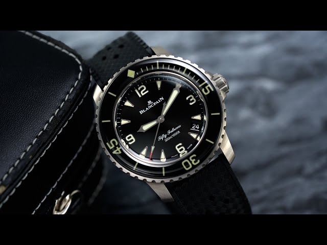 A World-Class Luxury Dive Watch Now with A Smaller Case - Blancpain Fifty Fathoms 5010 Titanium