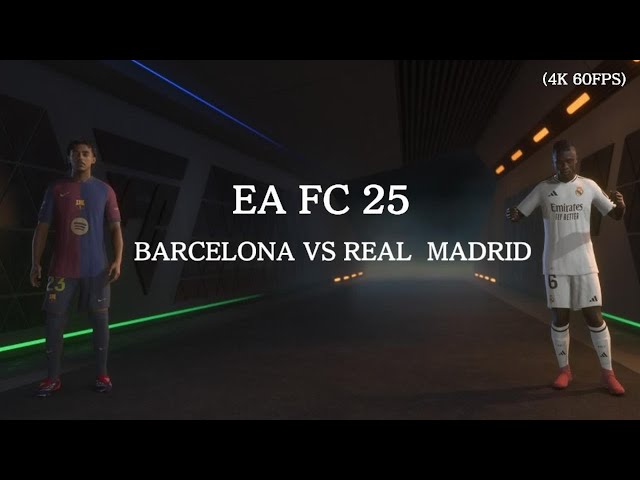 EA SPORTS FC 25 Insane Last Minute Goal ⚽🚀 |FCB VS MADRID|  #gameplay #challenge ♥️⚽