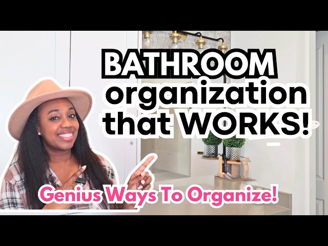 Bathroom Organization Hacks You'll Wish You Knew Sooner! (Easy Ways to Organize Like a Pro!)