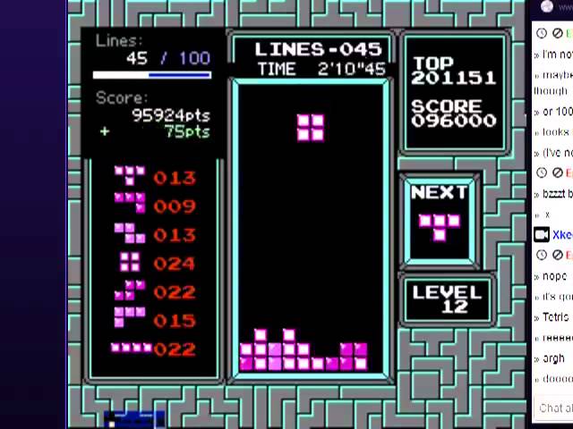 [SRL] Tetris - 100 lines