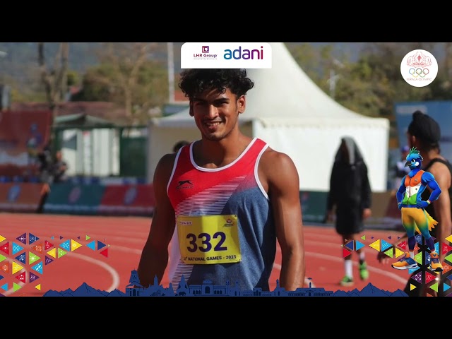 "HURDLES HERO! Muhammed Lazan Wins Bronze in 110m Hurdles at the 38th National Games!"