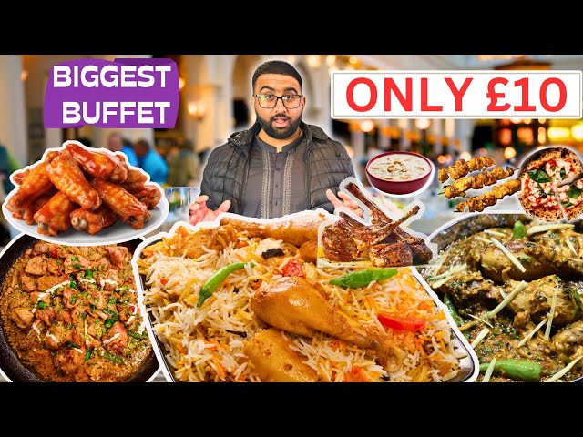 Biggest all you can eat buffet UK | buffet system restaurant review | food vlogs