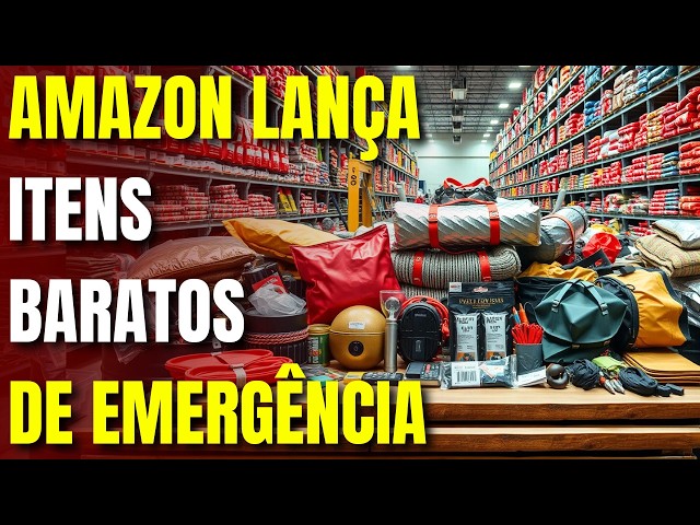 Amazon acaba de lançar 15 ITENS DE SOBREVIVÊNCIA por menos de $20