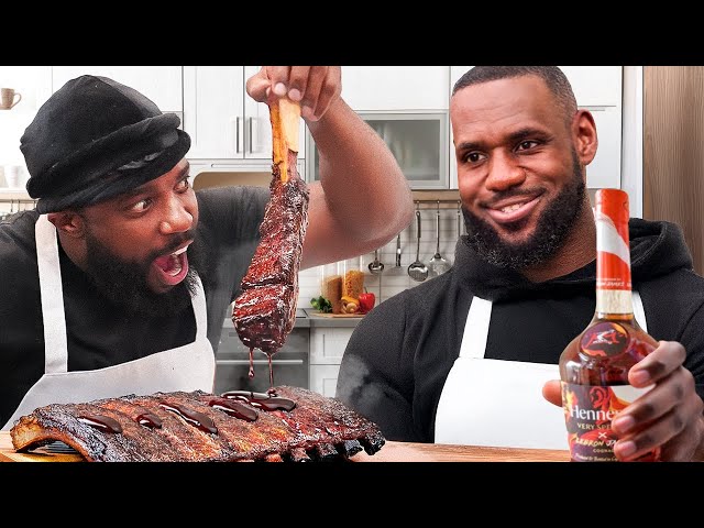 Cooking Lebron's Hennessy Fall-Off-The-Bone SMOKED RIBS!