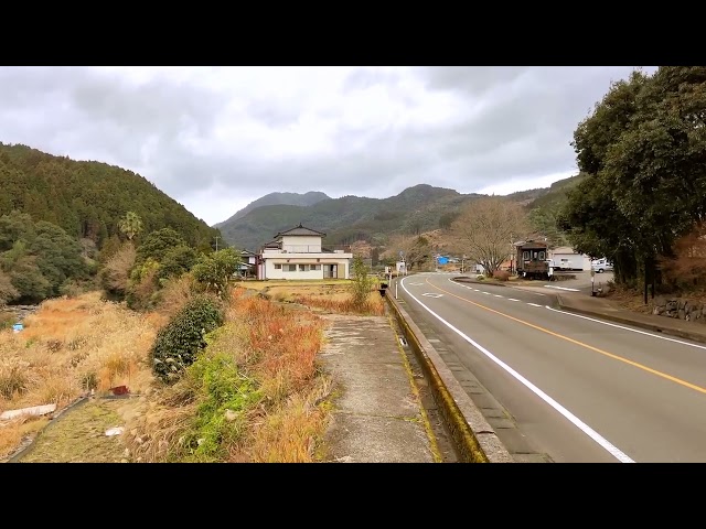 Japanese Countryside walk: Walking Around Village of Minamata City, Japan.