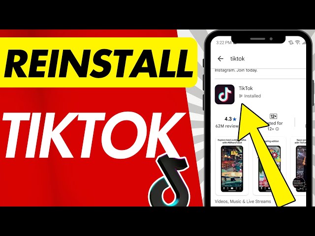 How to get tiktok back after deleting the app on android