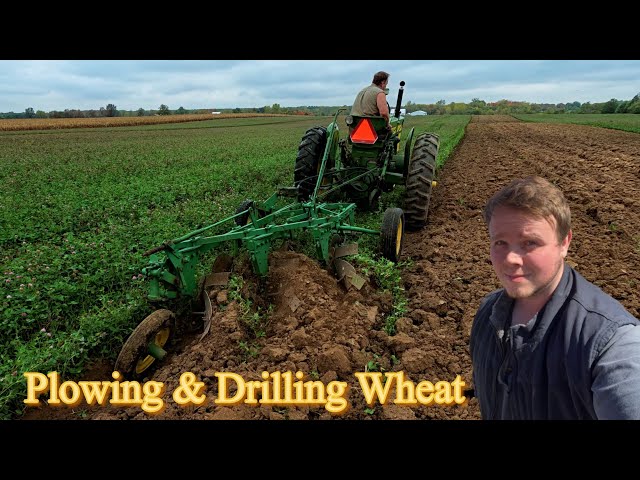 Moldboard Plowing & Drilling Wheat