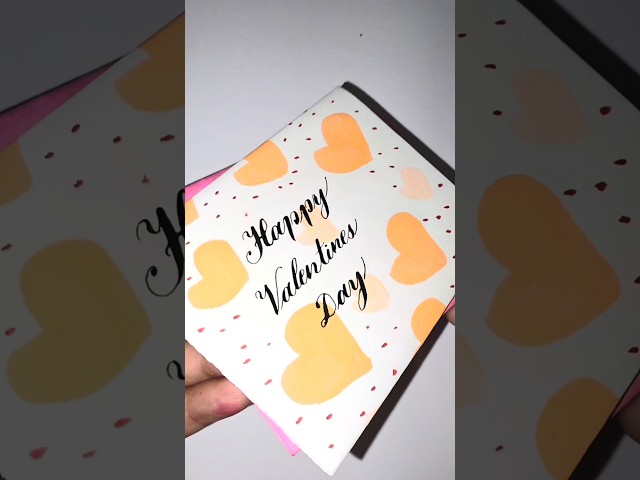 DIY Envelope ✉️❤️ #valentines #hitacreates #shorts #trendingshorts #art #diy #love #viralvideo