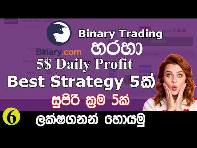 binary option strategy | Best Binary Tick Trading | binary tick trade strategy Sinhala | Waruna Bro