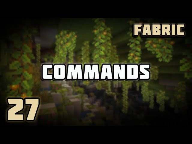 Custom Command - Fabric Modding Minecraft 1.21.1 | #27