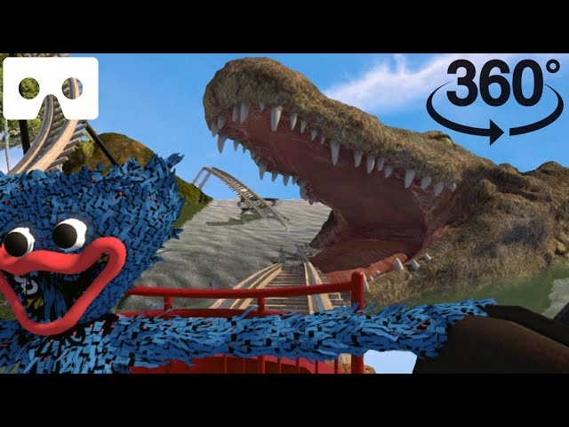 Crocodile roller coaster in 360 virtual reality #23