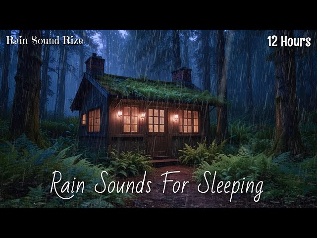 Heavy Thunderstorm & Rain Sounds for Sleep | Rain Sounds For Sleeping - ASMR