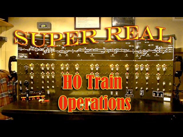 Super Real Operations on an HO Railroad