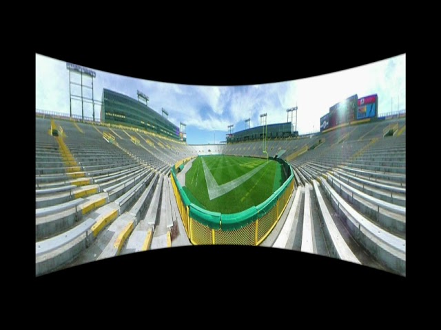 Packers Panorama Endzone virtual reality 2D