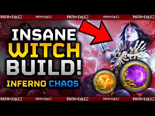 AMAZING WITCH BUILD - Inferno Chaos / Contagion Detonate Dead Witch Build Guide - Path Of Exile 2