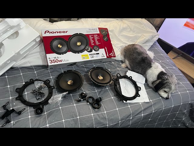 PIONEER TS-A1601C 6.5” 350WATTS/80RMS UNBOXING