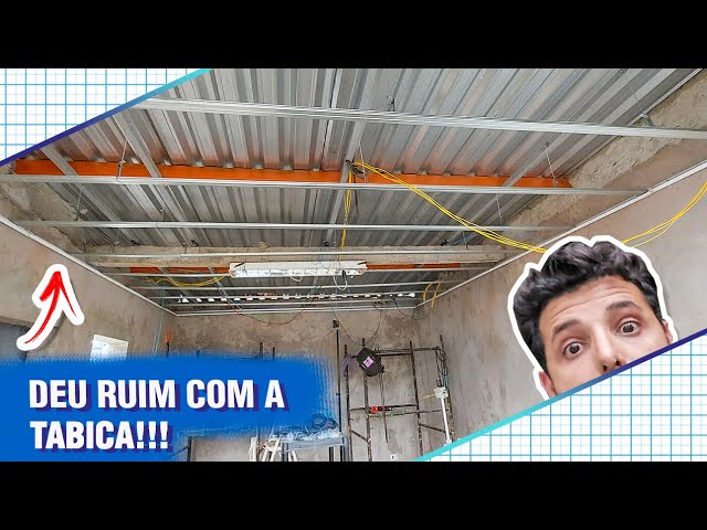 COMO FAZER ESTRUTURA DE AÇO PARA FORRO DE GESSO ACARTONADO SEM LAJE DE CONCRETO - PARTE 2