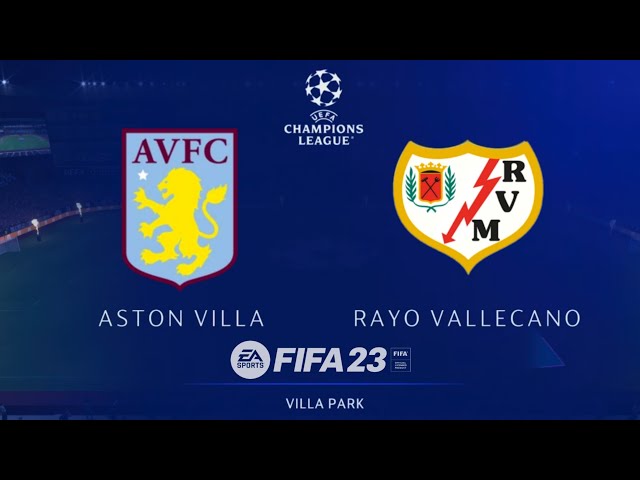 FIFA 23 - Aston Villa vs Rayo Vallecano || UEFA Champions League #fifa23