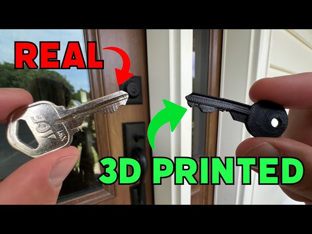 Can you 3D print a working house key?