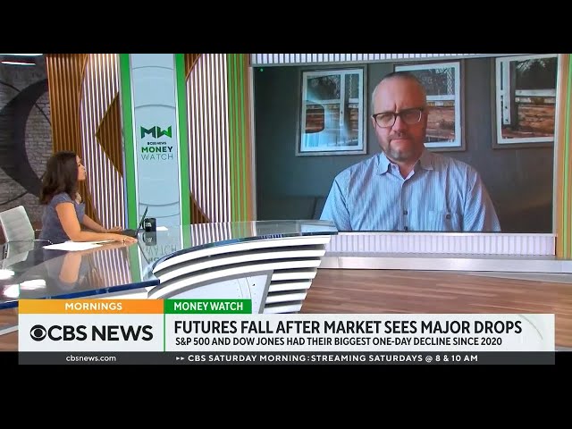 David L. Bahnsen on CBS NEWS - Massive Market Sell-Off