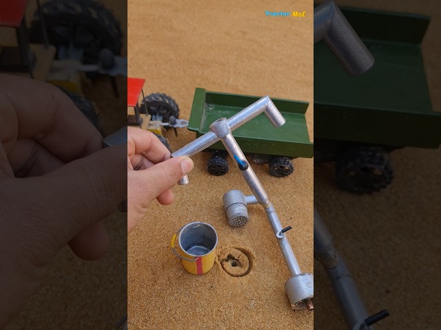 Mini tractor project mini motor water pump science project video🥰