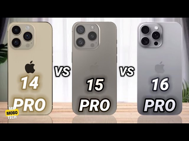 iPhone 14 Pro vs iPhone 15 Pro vs iPhone 16 Pro | Mr Mobo Tech