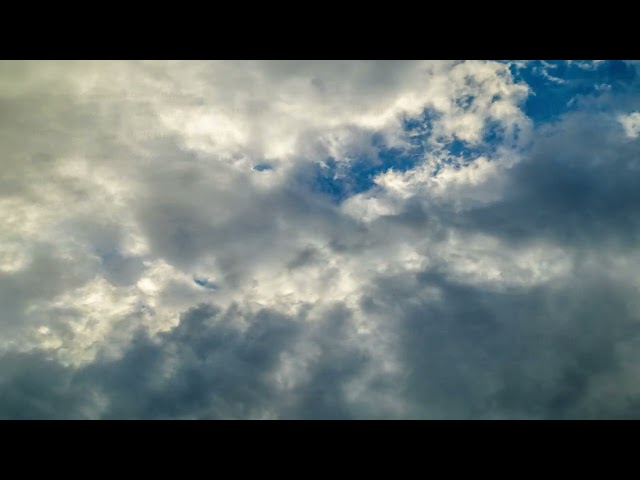 Time Lapse of Clouds Transitioning from Partly Cloudy to Stormy - 28mm Full Frame